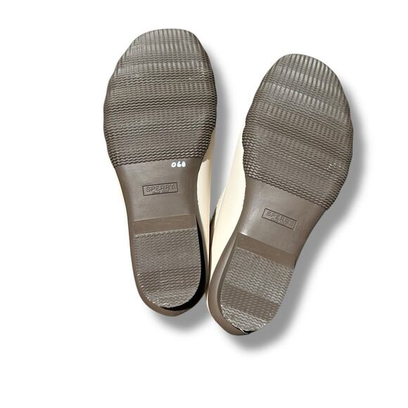 Women’s Sperry Cream saltwater wool Rain Boots Quilted Ankle size 10M - Picture 7 of 7